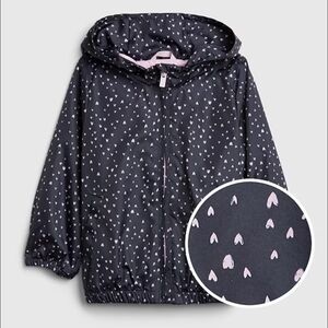 GAP Toddler Heart Jersey-Lined Windbuster